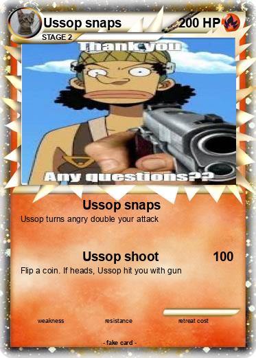 Pokemon Ussop snaps