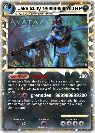 Pokemon Jake Sully  999999999