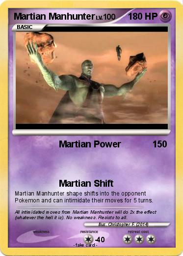 Pokemon Martian Manhunter