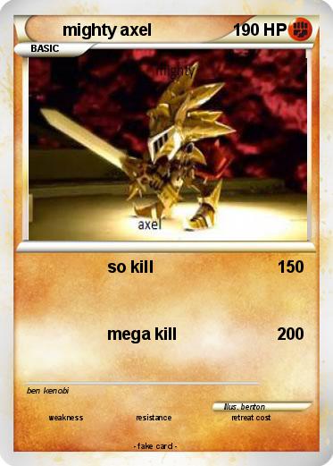 Pokemon mighty axel