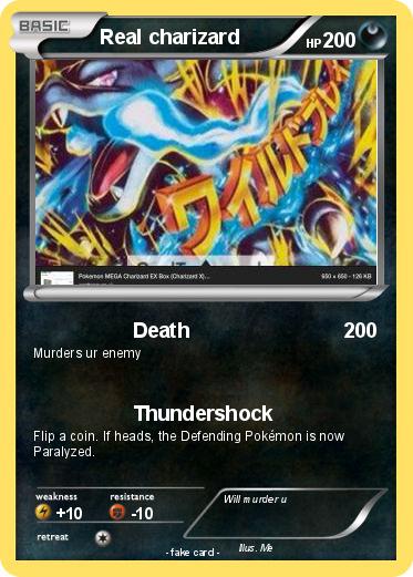 Pokemon Real charizard