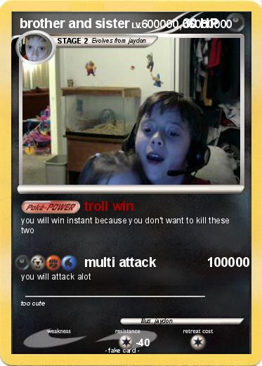 Pokemon brother and sister