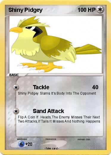 Pokemon Shiny Pidgey