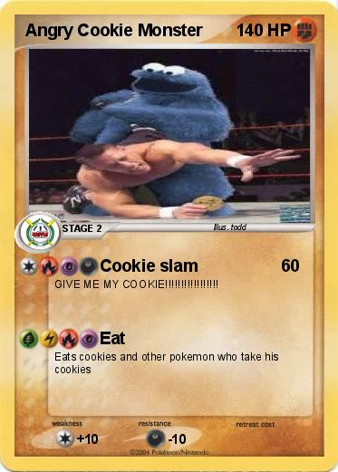 Pokemon Angry Cookie Monster
