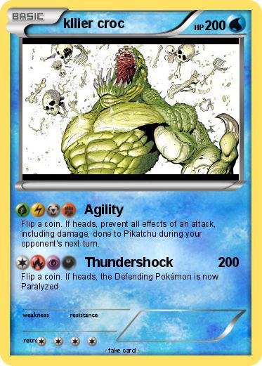 Pokemon kllier croc
