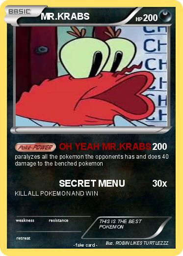 Pokemon MR.KRABS