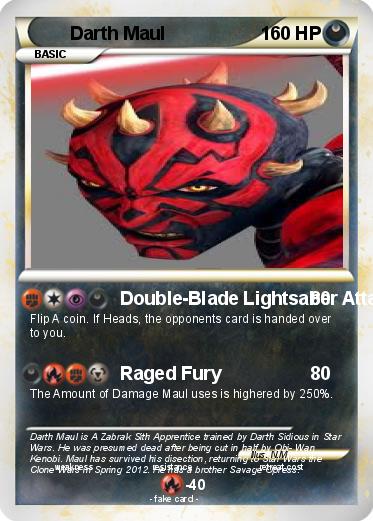 Pokemon Darth Maul