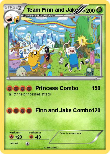 Pokemon Team Finn and Jake