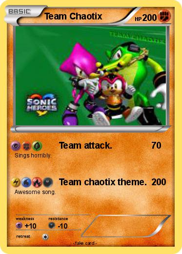 Pokemon Team Chaotix