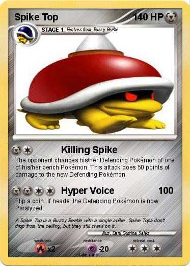 Pokemon Spike Top