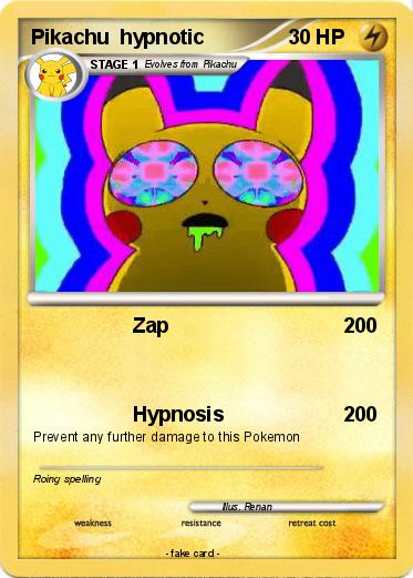 Pokemon Pikachu  hypnotic