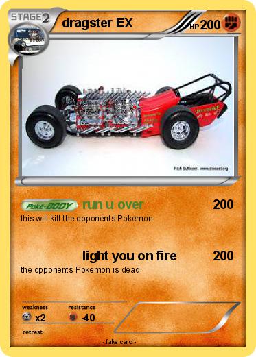 Pokemon dragster EX