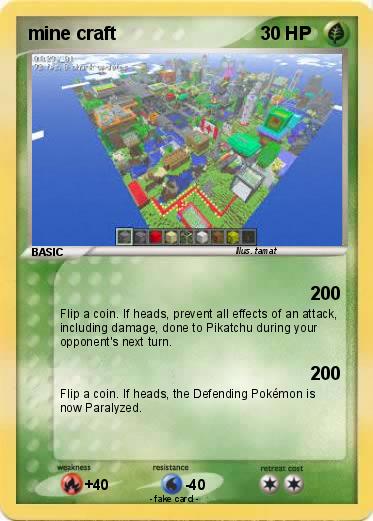 Pokemon mine craft