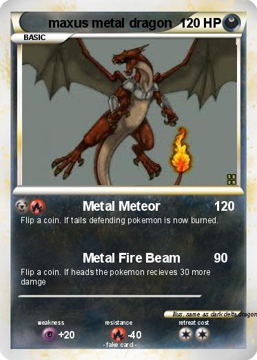 Pokemon maxus metal dragon