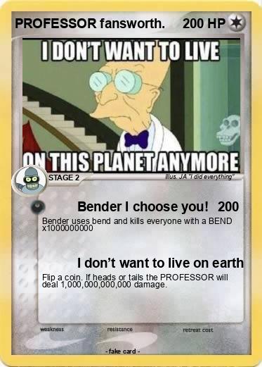Pokemon PROFESSOR fansworth.