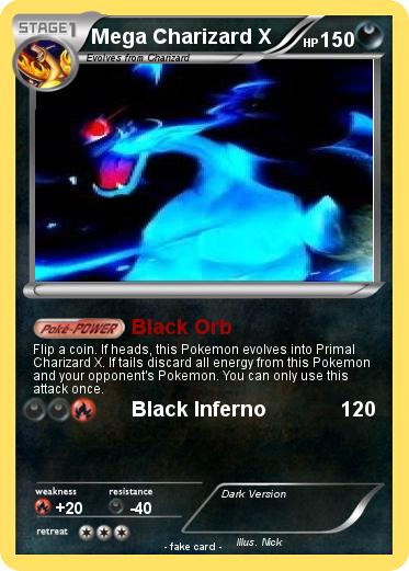 Pokemon Mega Charizard X