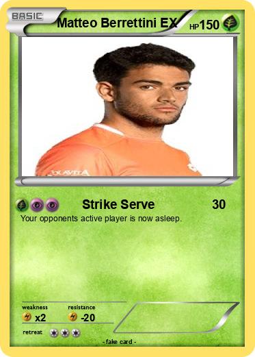 Pokemon Matteo Berrettini EX