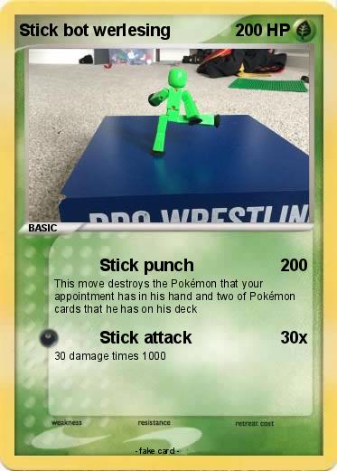 Pokemon Stick bot werlesing