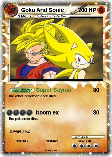 Pokemon Goku And Sonic