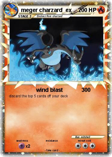 Pokemon meger charzard  ex