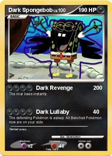 Pokemon Dark Spongebob