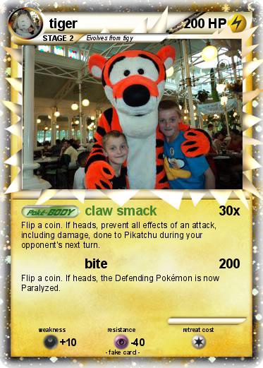 Pokemon tiger