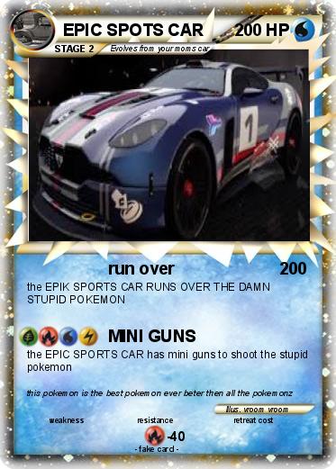 Pokemon EPIC SPOTS CAR