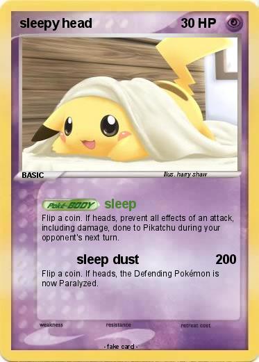 Pokemon sleepy head