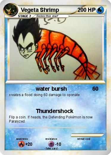 Pokemon Vegeta Shrimp
