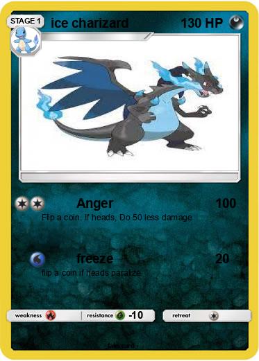 Pokemon ice charizard