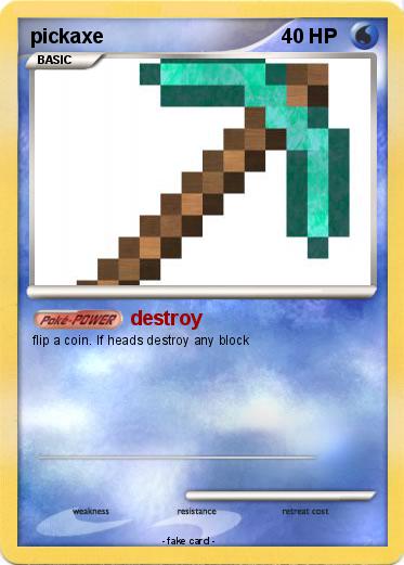 Pokemon pickaxe
