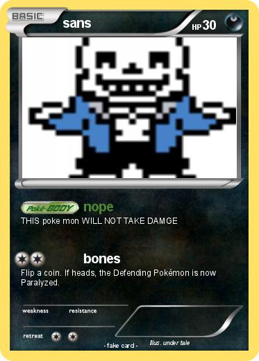 Pokemon sans