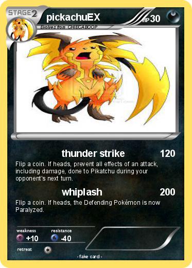 Pokemon pickachuEX