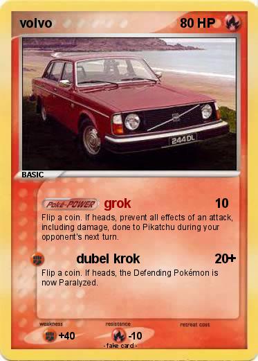 Pokemon volvo