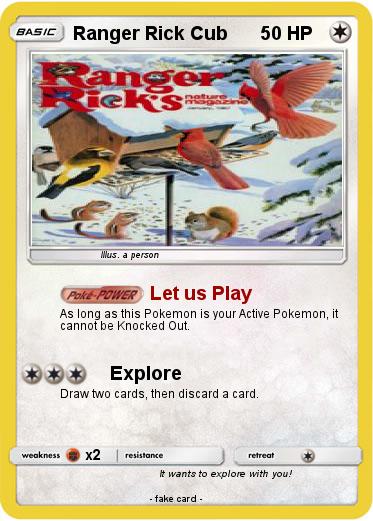 Pokemon Ranger Rick Cub