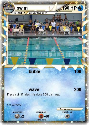 Pokemon swim