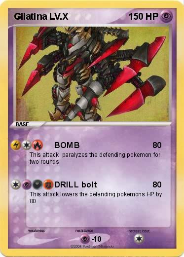 Pokemon Gilatina LV.X
