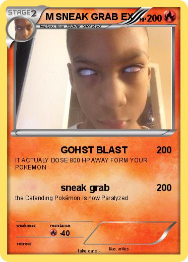 Pokemon M SNEAK GRAB EX