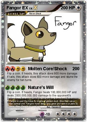 Pokemon Fangor EX