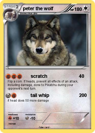 Pokemon peter the wolf