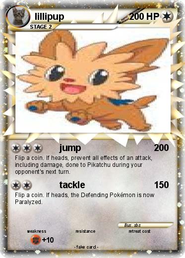 Pokemon lillipup