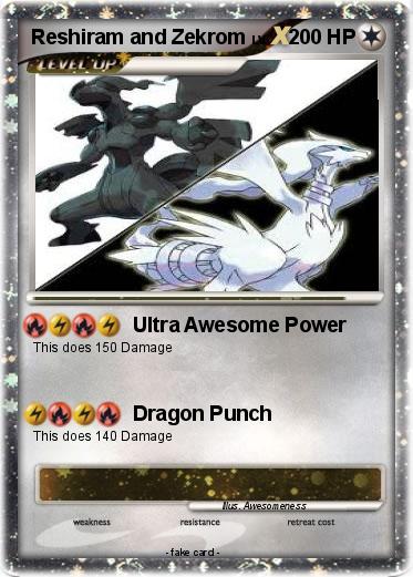 Pokemon Reshiram and Zekrom