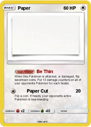 Pokemon Paper