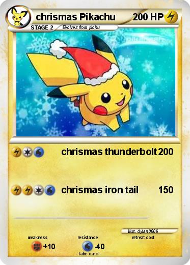 Pokemon chrismas Pikachu