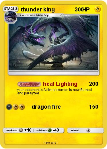 Pokemon thunder king                  0