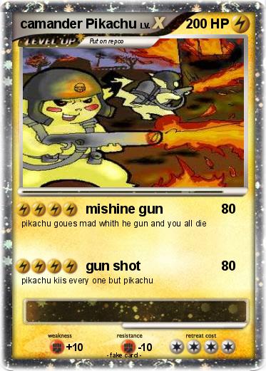 Pokemon camander Pikachu