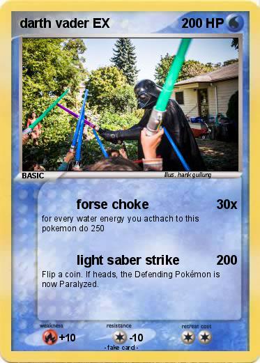 Pokemon darth vader EX