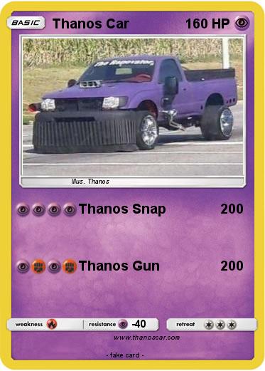 Pokemon Thanos Car