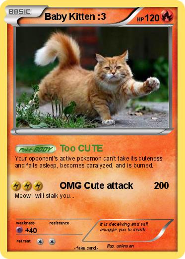 Pokemon Baby Kitten :3