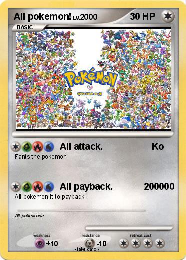 Pokemon All pokemon!